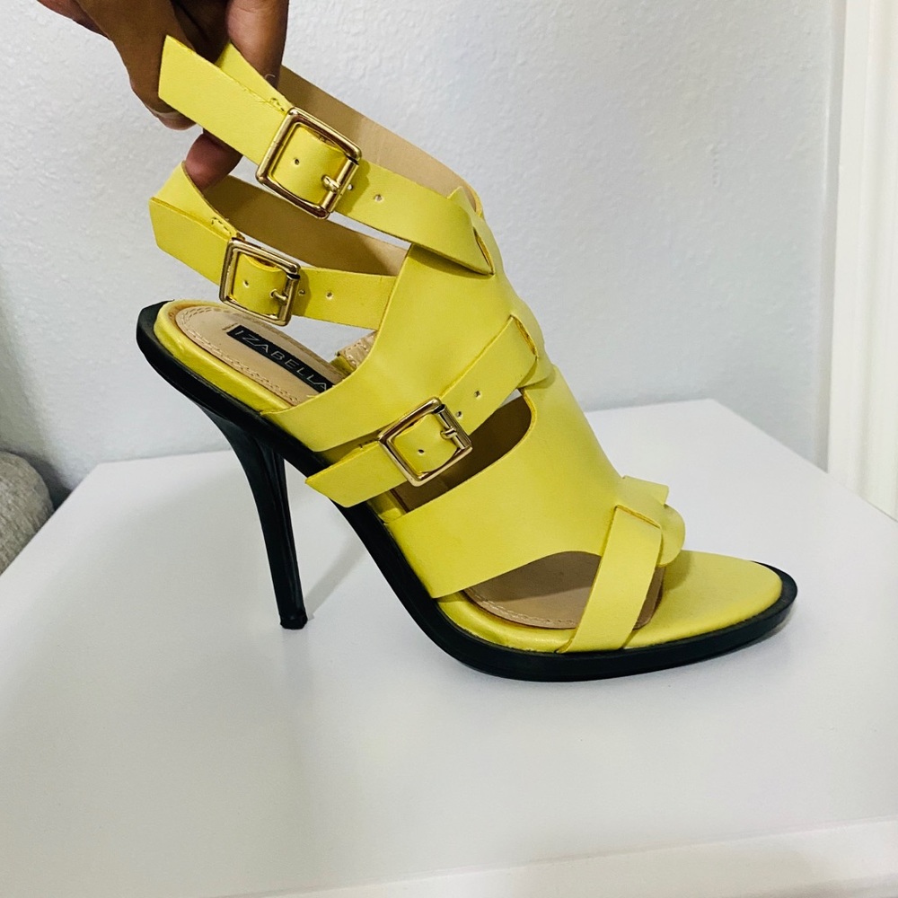 Lime High-Heel Sandals